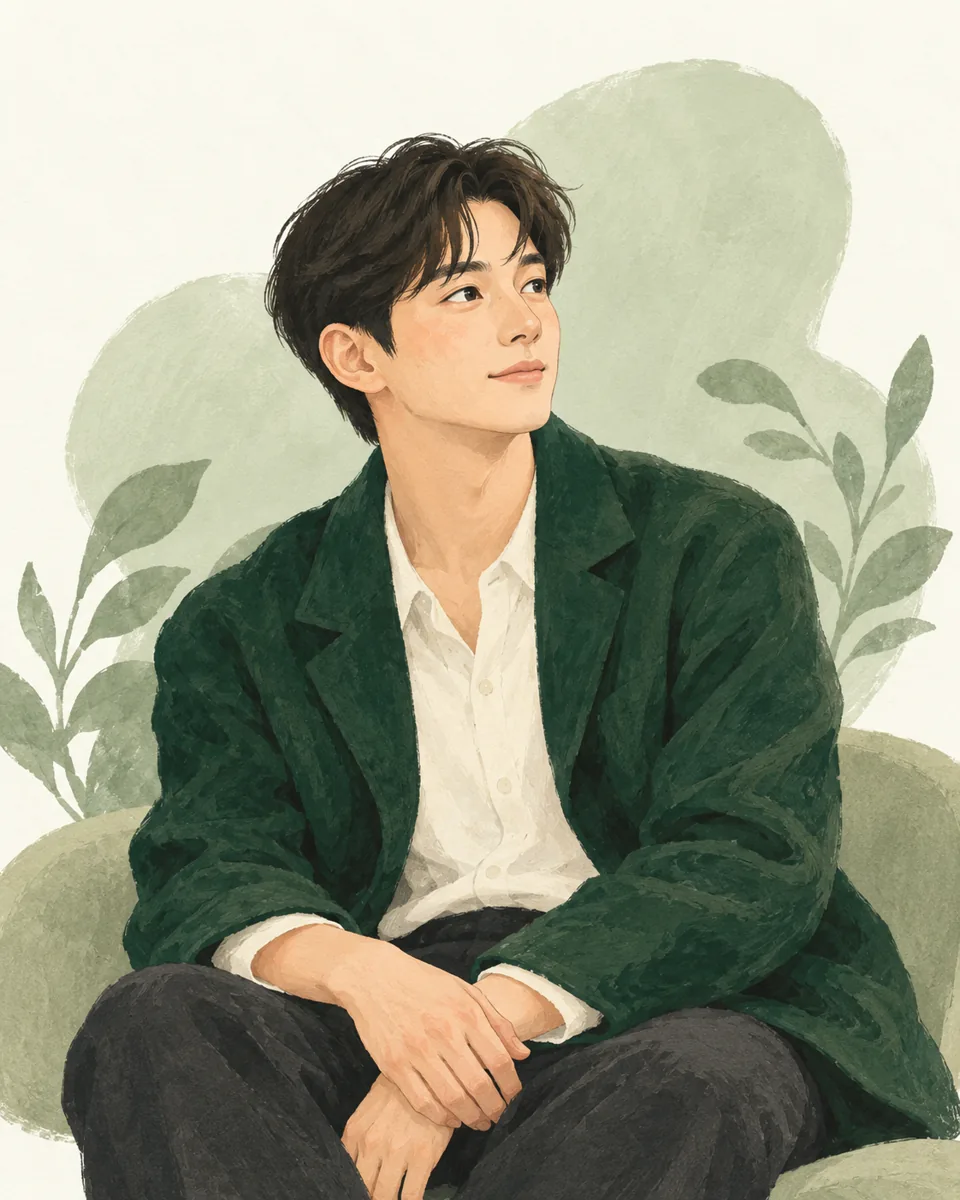 Ha의 브랜드 인물 일러스트